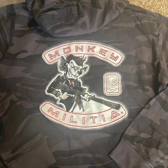 CAMO MONKEY burnside hoodie - Picture 4 of 9